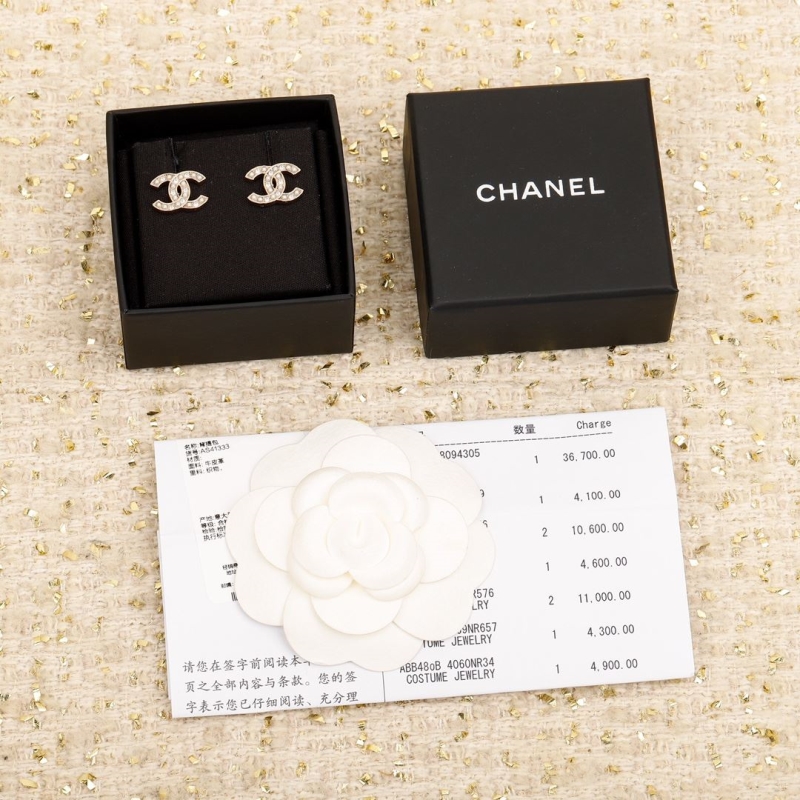 Ch*el earrings